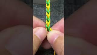 4 strand braid | Basic knot for bracelet making | Easy Bracelet for Beginners #shorts 【B012】