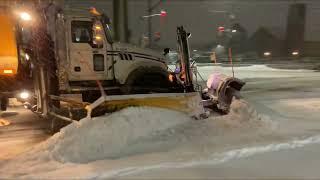 Snow plows and graders in action January 2023 compilation