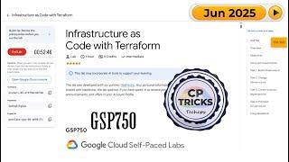 Infrastructure as Code with Terraform | #GSP750 | #qwiklabs | #arcade
