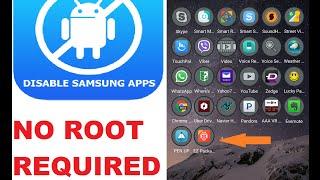 Disable bloatware on android *NO ROOT* with EZ package disabler ( samsung )