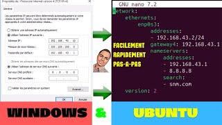 Windows & Ubuntu : Configuration Réseau IP Statique En 2024 (À ne pas rater)