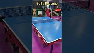 Table Tennis Serve Gone Wild: When the Ball Comes Back to Haunt You