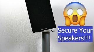 Securing Speakers to their Stands (Budget TIP!)