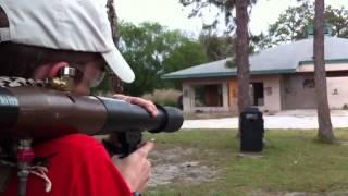 Airsoft HPA rocket launcher, nerf rocket @ 400 FPS vs riot shield