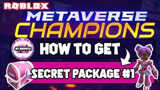 How To Find Sparks' Secret Package #1 in My Droplets | Roblox Metaverse Champions Event