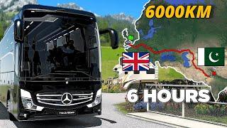 ETS2 Longest Bus Trip - UK to Pakistan | Euro Truck Simulator 2