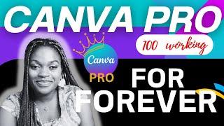 I Got LIFETIME Canva Pro For FREE And You Can Too!