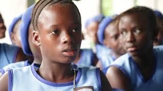 World Bank Country Manager visits a girl's school in Lunsar, Sierra Leone