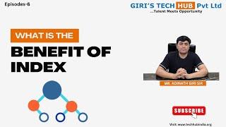 What is the benefit of index | data structure and algorithms |  Giri Sir's expert Guide |