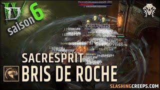 Build Sacresprit Épines Bris de Roche Diablo 4 Saison 6, détruisez le tourment 4 sans mythique !