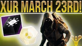 Destiny 2. Xur EXOTIC LOOT! (Orpheus Rig!) Exotic Weapon, Armor, Fated Engram & More! (March 23)