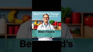 Best Foods for Teenagers (13–19) | Doctor Explains What Most Parents Miss! #healthshorts  #shorts