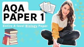 Biology A-level 2025 exams 2025. AQA paper 1 (or ENTIRE AS LEVEL) -Learn all the theory for the exam