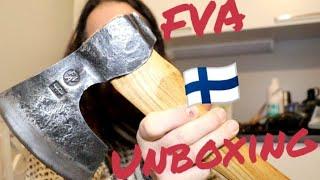 Finnish Vintage Axes, Unboxing New FVA axe