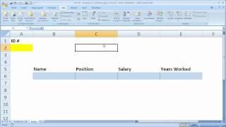 Excel Tips 20 - Display In Cell Message when a Cell is Selected in Excel Not a Comment