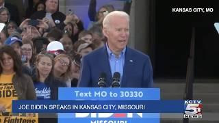 Biden - "...we can only re-elect Donald Trump"  - in full context