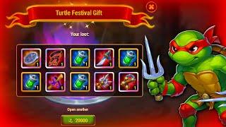 Spending Ninja Turtles Coin on Turtles Festival | Secret Laboratory | Hero Wars