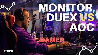 Monitor DUEX vs AOC Diferença