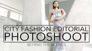 City NATURAL LIGHT FASHION PHOTOSHOOT | Behind The Scenes