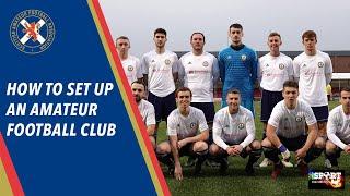 How to Set Up an Amateur Football Club