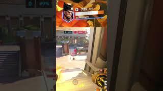 Dominating the battlefield: Aggressive Gameplay #shorts #overwatch #ow2 #gaming