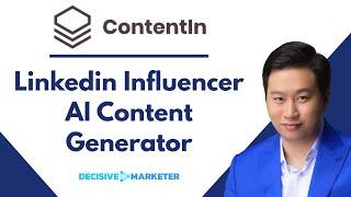 Contentin Review - Become a Linkedin Thought Leader Using AI Content Generator & Scheduler