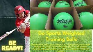 GoSports Weighted Training Balls - Back to Back to Back NCAA Baseball Champion Shows the Results