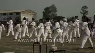 Martial arts mass session in Punjab