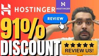 Hostinger Hosting Review 2025 | 91% Coupon Code Discount