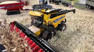 Michigan Corn Harvest Farm Display