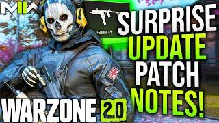 WARZONE 2: New WEAPON TUNING UPDATE PATCH NOTES! Fennec, RPK, & More NERFED! (WARZONE 2 Update)