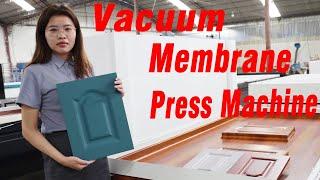 Vacuum Membrane Pressing Machine PVC  Make Kitchen Cabinet Wood Door