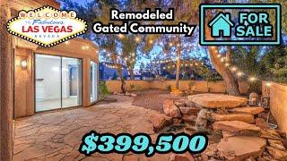 Affordable Single Story Home in Las Vegas for Sale | Remodeled Home | Gated Community | House Tour