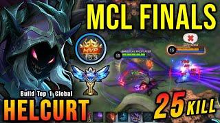 MCL FINALS!! 25 Kills Helcurt Insane One Shot Damage Build!! - Build Top 1 Global Helcurt ~ MLBB