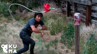 GET OVER HERE! Scorpion/Mortal Kombat Rope Dart Trick Shots 2