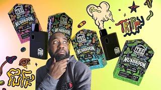 I VAPED SHROOMS!? TRE HOUSE MAGIC MUSHROOM VAPE BLUE JELLO REVIEW!