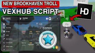 Brookhaven Troll Script VEXHUB Unlock All Premium Gamepass |Hydrogen,Fluxus,Arceus x Mobile