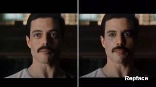 Deepfake: Rami Malek/Freddie Mercury in Bohemian Rhapsody