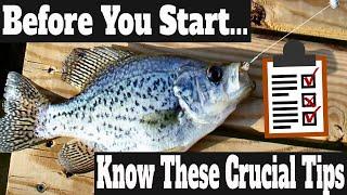 Crappie Fishing Secrets 2020: Beginner Crappie Fishing Tips & Techniques At Night | SFSC
