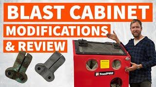 Sandblasting Cabinet review and modifications - ToolPRO from Supercheap Auto