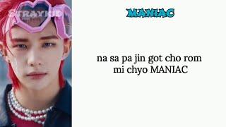 Straykid - MANIAC | Easy Lyrics