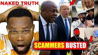 ️FBI in Ghana: Mahama team with Trump, FBI arrests Scammers in Ghana! $100M fraud EXPOSED!"