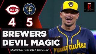 Cincinnati Reds Lose Another 1-Run Game to Milwaukee Brewers in Brutal Way | CBox Reds | Game 137