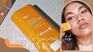 Is Derma Co Sunscreen Stick with SPF 60 Makeup proof? Oily Skin REVIEW + DEMO