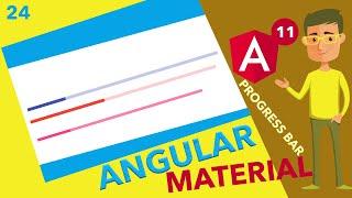  Angular 11 Tutorial || Progress bar Angular Material  || Ujjwal Technical Tips