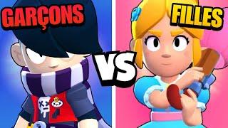 L’AFFRONTEMENT DES BRAWLERS ! (Garçon vs Filles)