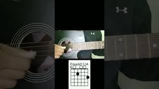 Guitar chords : E minor add 11/A