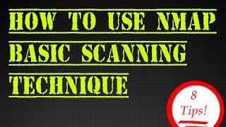 How to use basic NMAP scanning  8 tips and tricks