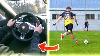 ЗАРАБОТАЛ УДАРАМИ на PORSCHE. freekickerz x Живой Футбол