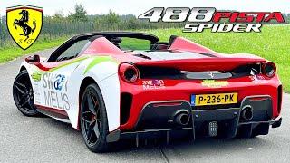 720HP FERRARI 488 PISTA SPIDER | 339KM/H REVIEW on AUTOBAHN